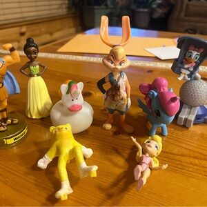 Disney Hercules Daisy Duck Lola Bunny Collectible Figure Plastic Disney